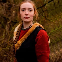 Mytholon Leather Top Jetta, Black -Viking Clothing Shop leather top jetta black 5