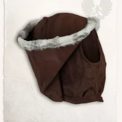 Mytholon Leather Top Jetta, Dark Brown -Viking Clothing Shop leather top jetta dark brown 5