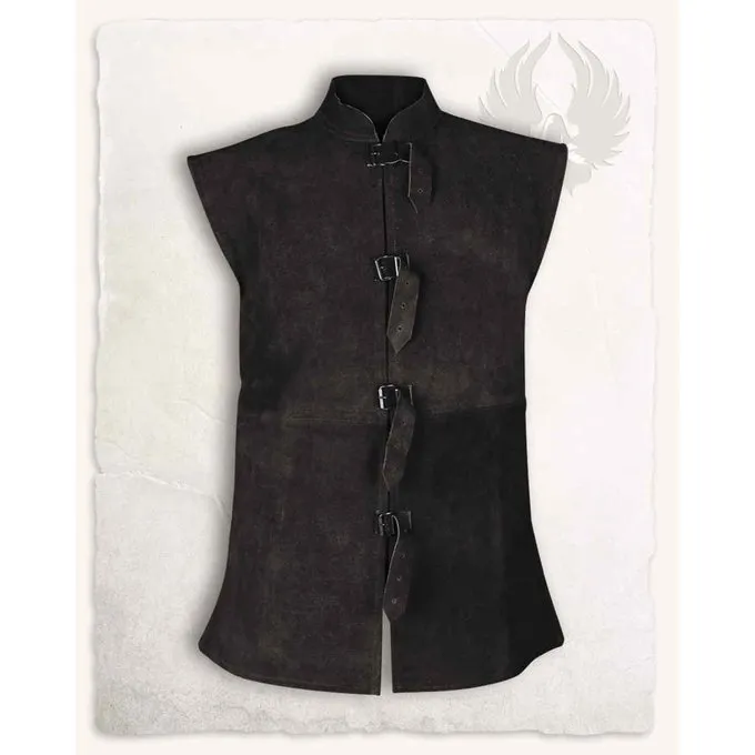 Mytholon Leather Vest Orthello, Black 3 Mytholon Leather Vest Orthello, Black