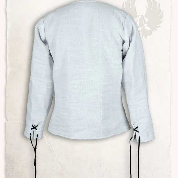 Mytholon Linen Gambeson Aulber White 4 Mytholon Linen Gambeson Aulber White - Image 2