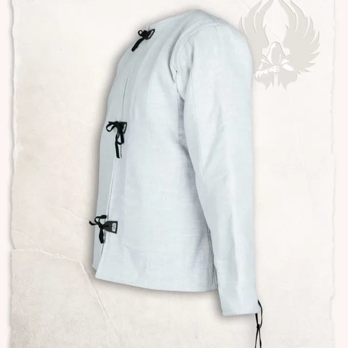 Mytholon Linen Gambeson Aulber White 5 Mytholon Linen Gambeson Aulber White - Image 3