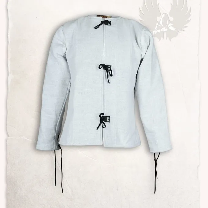 Mytholon Linen Gambeson Aulber White 3 Mytholon Linen Gambeson Aulber White