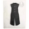 Mytholon Long Vest Garen, Black Leather