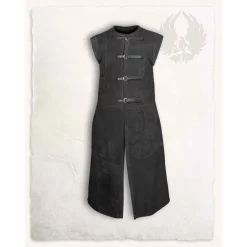 Mytholon Long Vest Garen, Black Leather