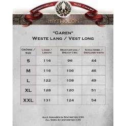 Mytholon Long Vest Garen, Brown Leather 9 Mytholon Long Vest Garen, Brown Leather -Viking Clothing Shop long vest garen brown leather 3