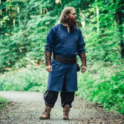 Leonardo Carbone Long Viking Tunic Hvitserk, Blue