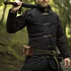 Epic Armoury Medieval Belt Gambeson Black