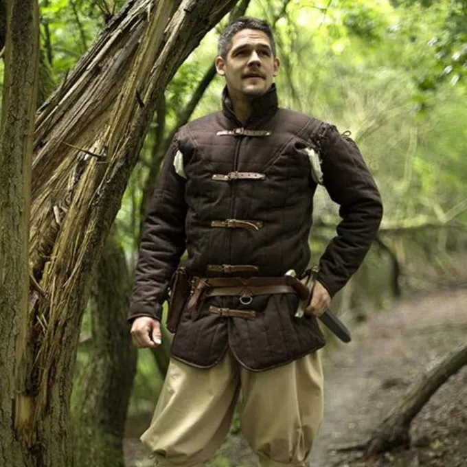 Epic Armoury Medieval Belt Gambeson Brown 4 Epic Armoury Medieval Belt Gambeson Brown - Image 2