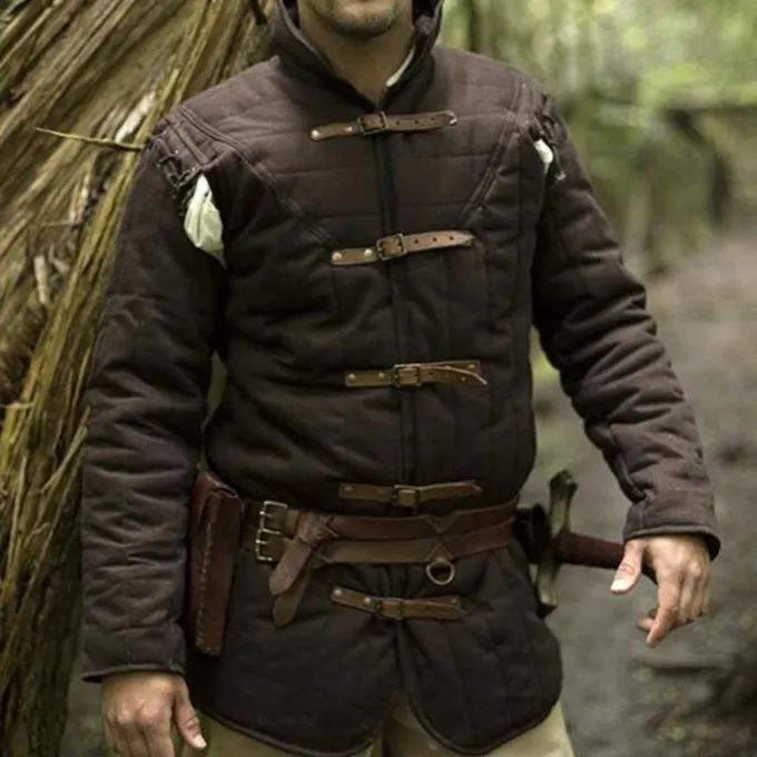 Epic Armoury Medieval Belt Gambeson Brown 3 Epic Armoury Medieval Belt Gambeson Brown