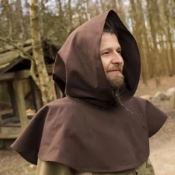 Epic Armoury Medieval Chaperon Walt, Brown