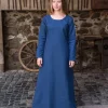 Burgschneider Medieval Dress Freya (deep Blue) -Viking Clothing Shop medieval dress freya deep blue