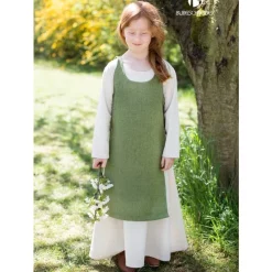 Burgschneider Medieval Hangeroc Ylva, Green -Viking Clothing Shop medieval hangeroc ylva green 3