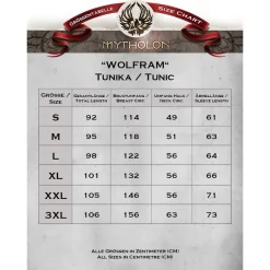 Mytholon Medieval Tunic Wolfram, Blue -Viking Clothing Shop medieval tunic wolfram blue 3