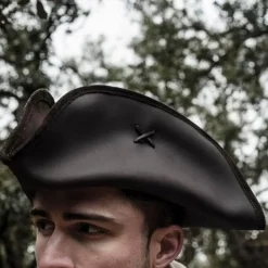 Rawblade Pirate Hat Jack Rackham, Brown -Viking Clothing Shop pirate hat jack rackham brown 4