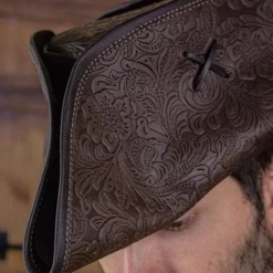 Rawblade Pirate Hat Jack Rackham, Deluxe, Brown -Viking Clothing Shop pirate hat jack rackham deluxe brown 4