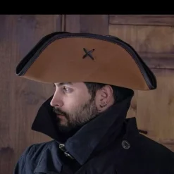 Rawblade Pirate Hat Jack Rackham, Light Brown 12 Rawblade Pirate Hat Jack Rackham, Light Brown -Viking Clothing Shop pirate hat jack rackham light brown 4