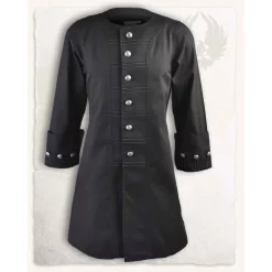 Mytholon Pirate Jacket Enigo, Black -Viking Clothing Shop pirate jacket enigo black 1