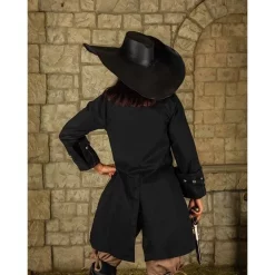 Mytholon Pirate Jacket Enigo, Black -Viking Clothing Shop pirate jacket enigo black 3