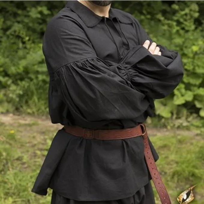 Epic Armoury Pirate Shirt Jack, Black 6 Epic Armoury Pirate Shirt Jack, Black - Image 4