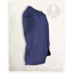 Mytholon Pirate Vest Fletcher, Blue 11 Mytholon Pirate Vest Fletcher, Blue -Viking Clothing Shop pirate vest fletcher blue 4
