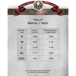 Mytholon Renaissance Vest Tilly, Brown 5 Mytholon Renaissance Vest Tilly, Brown -Viking Clothing Shop renaissance vest tilly brown 1