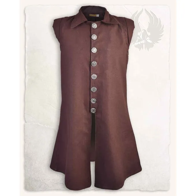 Mytholon Renaissance Vest Tilly, Brown 3 Mytholon Renaissance Vest Tilly, Brown