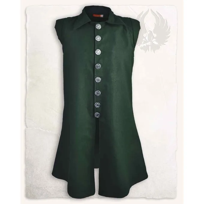 Mytholon Renaissance Vest Tilly, Green 4 Mytholon Renaissance Vest Tilly, Green - Image 2