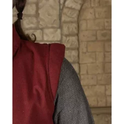 Mytholon Renaissance Vest Tilly Wool, Red -Viking Clothing Shop renaissance vest tilly wool red 2