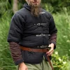 Epic Armoury RFB Short Sleeved Belt Gambeson, Black 1 Epic Armoury RFB Short Sleeved Belt Gambeson, Black -Viking Clothing Shop rfb short sleeved belt gambeson black
