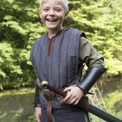 Epic Armoury RFB Sleeveless Gambeson For Children, Black