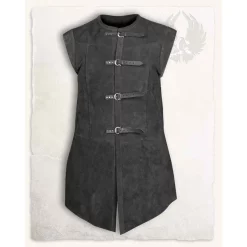 Mytholon Short Vest Garen, Black Leather