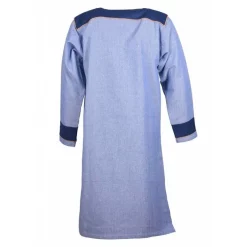 Thorsberg Tunic Herringbone Motif, Blue -Viking Clothing Shop thorsberg tunic herringbone motif blue 2