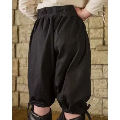 Mytholon Tilly Renaissance Trousers, Black -Viking Clothing Shop tilly renaissance trousers black 3