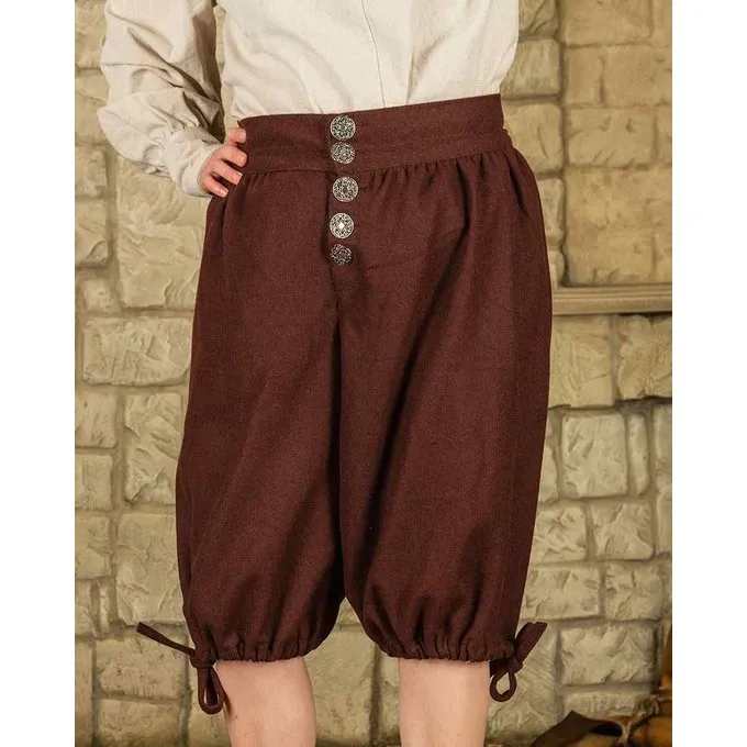 Mytholon Tilly Renaissance Trousers Wool, Brown 3 Mytholon Tilly Renaissance Trousers Wool, Brown