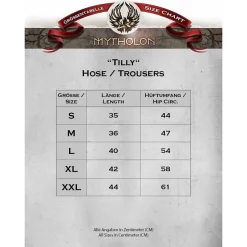 Mytholon Tilly Renaissance Trousers Wool, Grey 11 Mytholon Tilly Renaissance Trousers Wool, Grey -Viking Clothing Shop tilly renaissance trousers wool grey 4