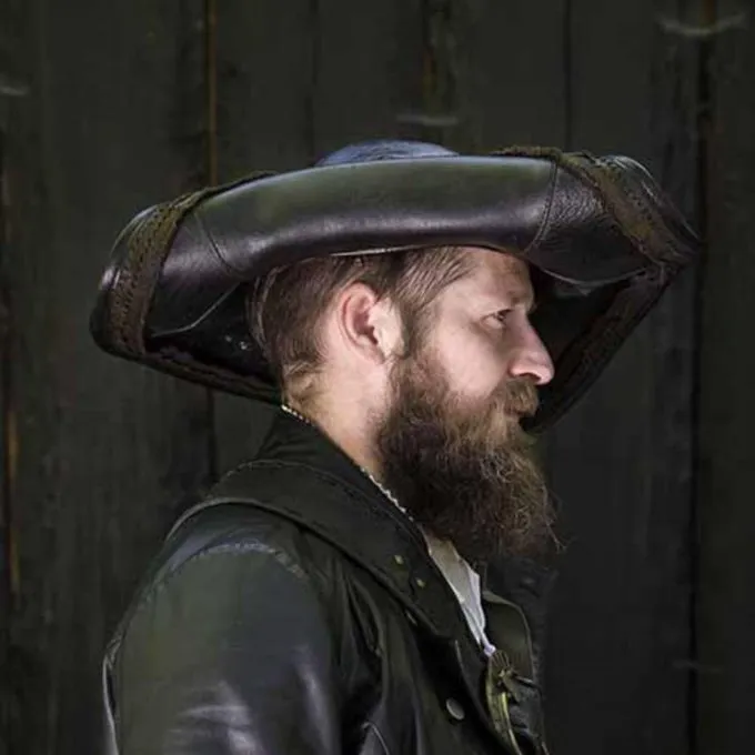 Epic Armoury Tricorn Blackbeard, Black 8 Epic Armoury Tricorn Blackbeard, Black - Image 6