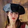 Rawblade Tricorn Three Doublons, Black 1 Rawblade Tricorn Three Doublons, Black -Viking Clothing Shop tricorn three doublons black