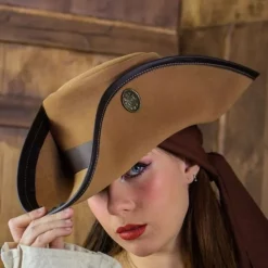 Rawblade Tricorn Three Doublons, Light Brown