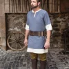 Burgschneider Tunic Aegir, Grey -Viking Clothing Shop tunic aegir grey