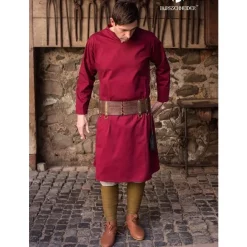 Burgschneider Tunic Ekwin, Red 8 Burgschneider Tunic Ekwin, Red -Viking Clothing Shop tunic ekwin red 2