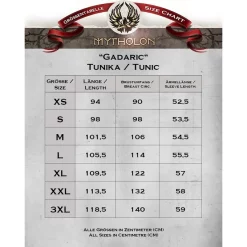 Mytholon Tunic Gadaric, Cream -Viking Clothing Shop tunic gadaric cream 3