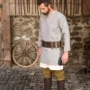Burgschneider Tunic Lodin, Grey -Viking Clothing Shop tunic lodin grey