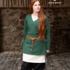 Burgschneider Tunic Shield-maiden Frekja, Green 1 Burgschneider Tunic Shield-maiden Frekja, Green -Viking Clothing Shop tunic shield maiden frekja green