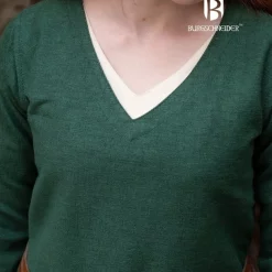 Burgschneider Tunic Shield-maiden Frekja, Green 7 Burgschneider Tunic Shield-maiden Frekja, Green -Viking Clothing Shop tunic shield maiden frekja green 2