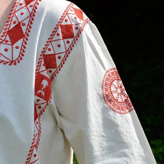 Tunica Manicata, Red 5 Tunica Manicata, Red - Image 3