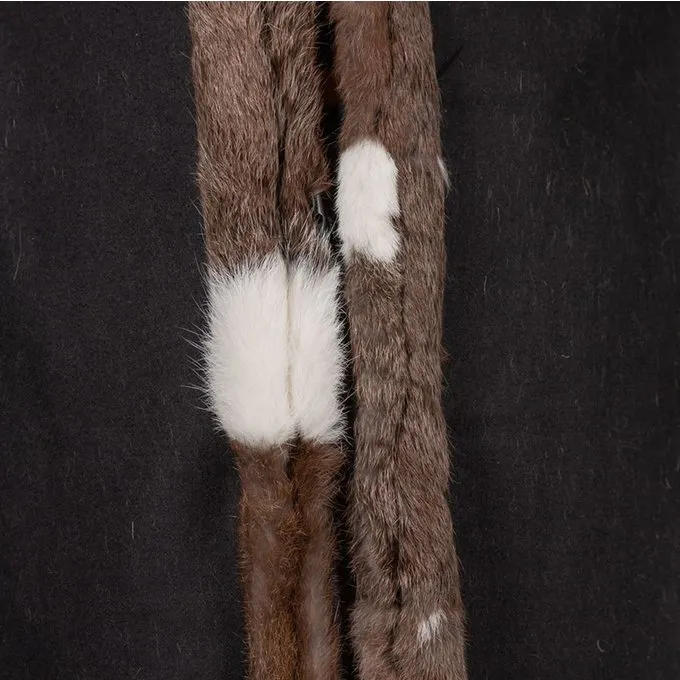 Mytholon Viking Caftan With Fur, Black 6 Mytholon Viking Caftan With Fur, Black - Image 4