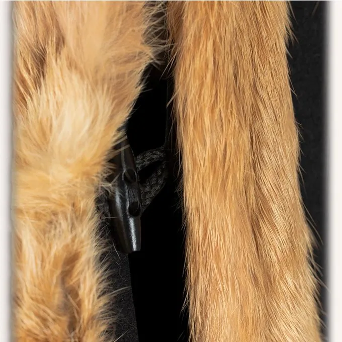 Mytholon Viking Caftan With Fur, Black 7 Mytholon Viking Caftan With Fur, Black - Image 5