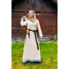 Leonardo Carbone Viking Dress Lagertha, Natural-blue -Viking Clothing Shop viking dress lagertha natural blue