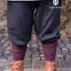 Burgschneider Viking Trousers Herringbone Motif Ivar, Black-grey 1 Burgschneider Viking Trousers Herringbone Motif Ivar, Black-grey -Viking Clothing Shop viking trousers herringbone motif ivar black grey