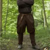 Epic Armoury Viking Trousers Rollo, Brown -Viking Clothing Shop viking trousers rollo brown